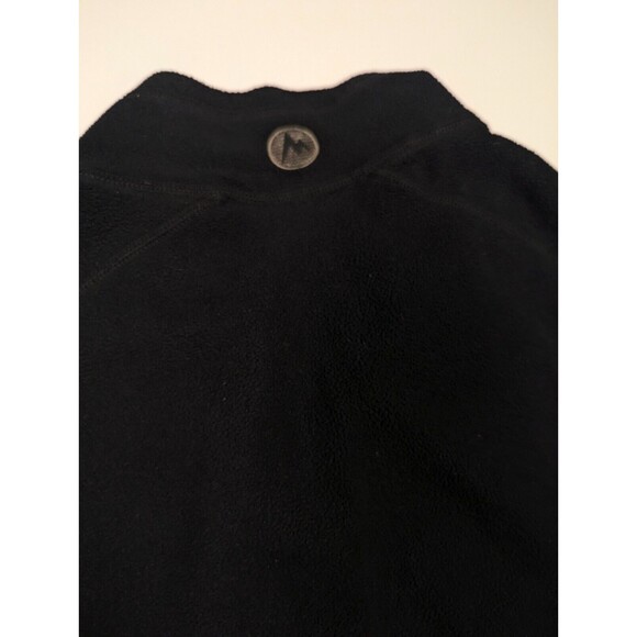 Marmot Light Weight Quarter Zip Long Sleeve Fleece Sweater Black Mens Medium - Picture 6 of 13